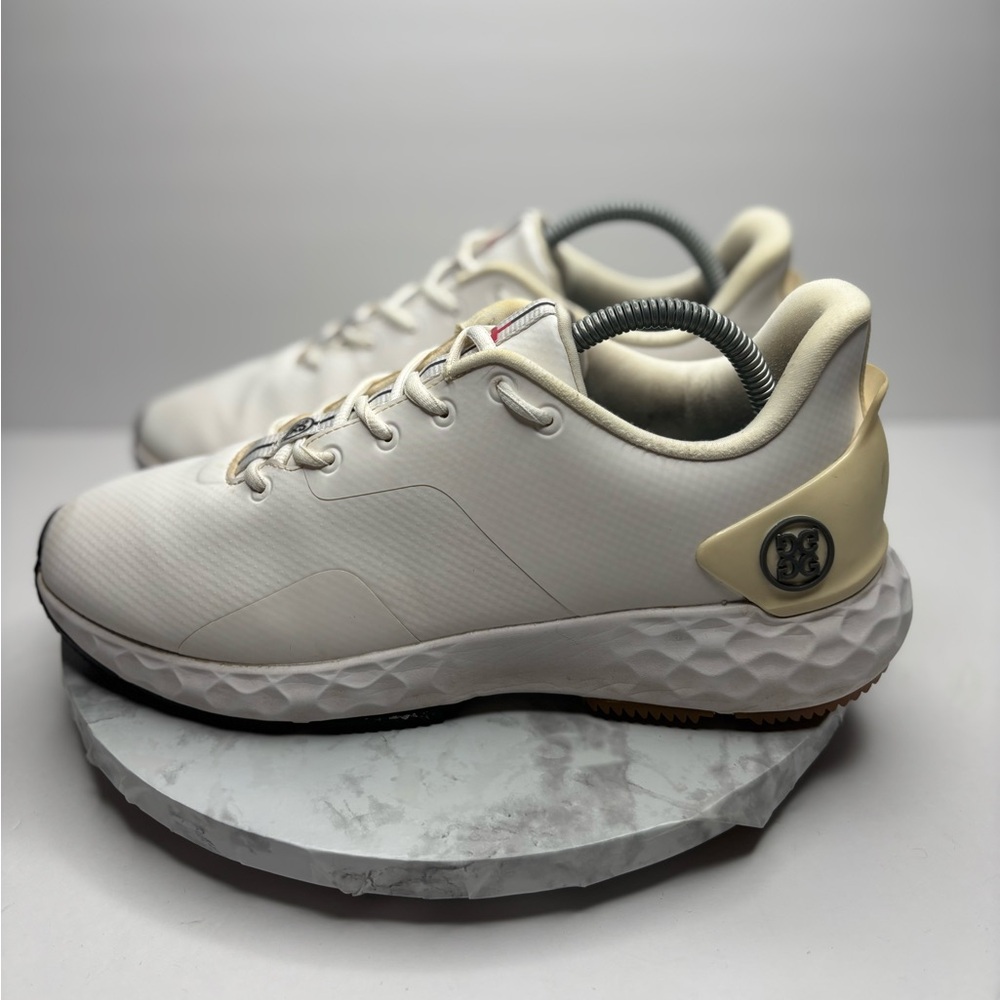 G/FORE Men's Athletic Sneakers in Off-White and Cream